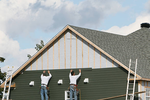 Professional Siding Installation technician working in Portage, IN